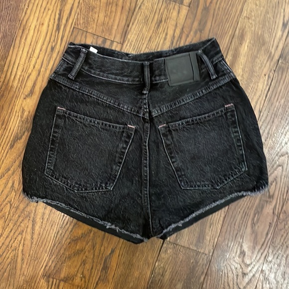 ACNE STUDIOS high waist black denim shorts | never worn | no tags - Picture 2 of 6